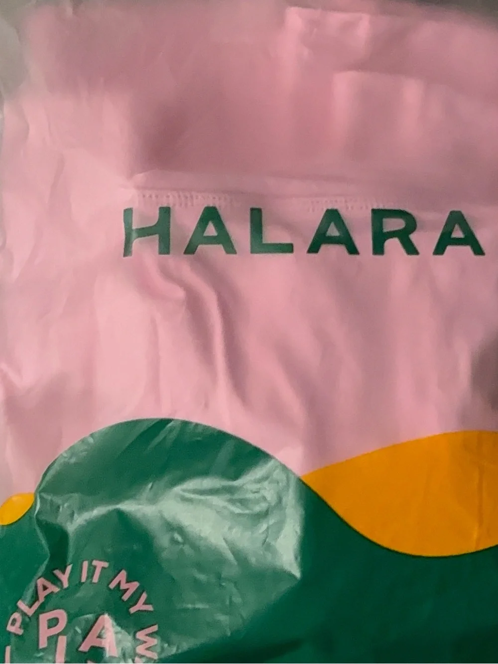 HALARA SoftlyZero™ Airy Backless Twisted Flare Active Dress (Color: nosegay)